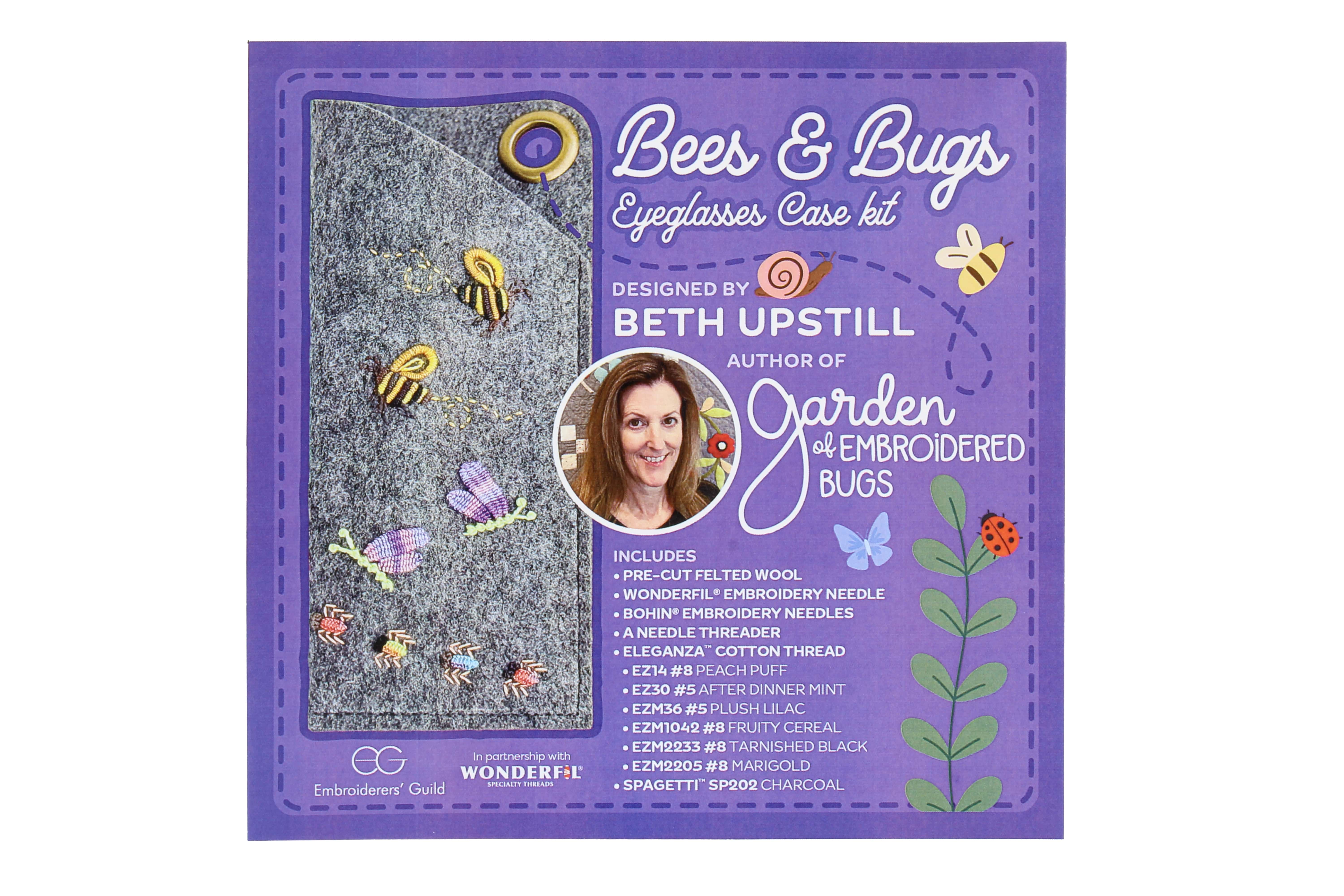 Under Embroidered Bugs with Beth Upstill Workshop Kit Under Embroidered Bugs with Beth Upstill Workshop Kit