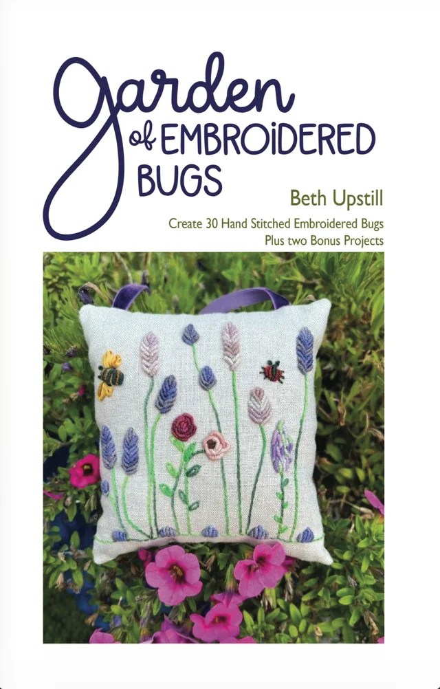 Sewing Notions Garden of Embroidered Bugs by Beth Upstill Sewing Notions Garden of Embroidered Bugs by Beth Upstill