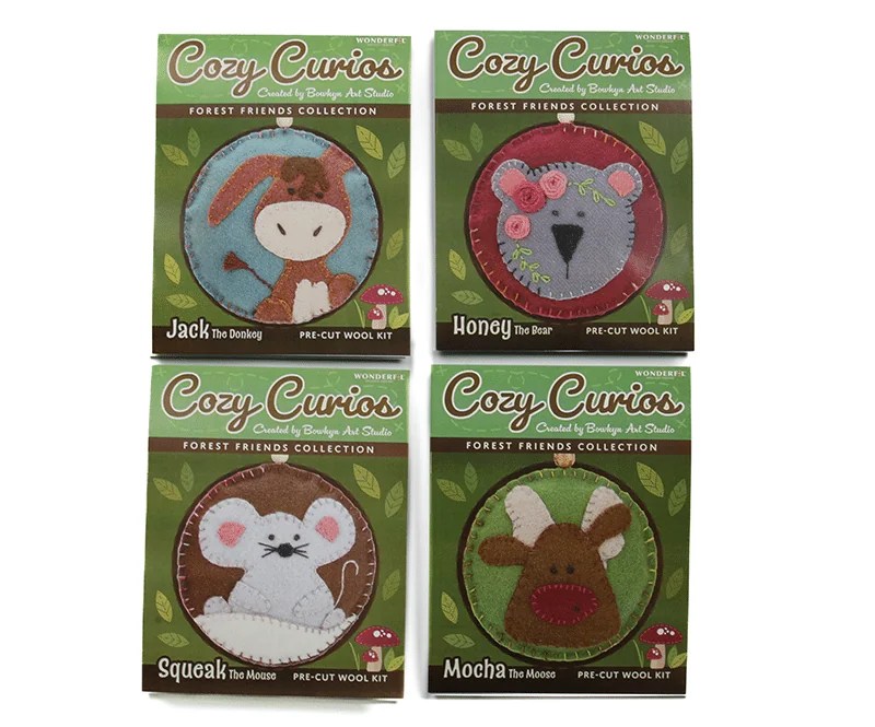 Precut Kits Cozy Curios™ – Forest Friends Collection Precut Kits Cozy Curios™ – Forest Friends Collection