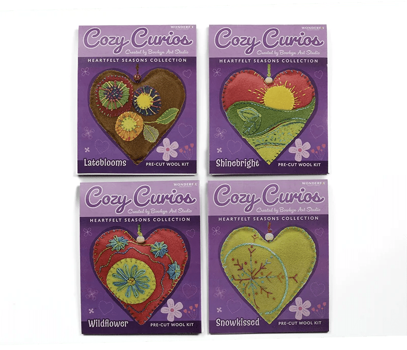 Precut Kits Cozy Curios™ – Heartfelt Seasons Collection Precut Kits Cozy Curios™ – Heartfelt Seasons Collection