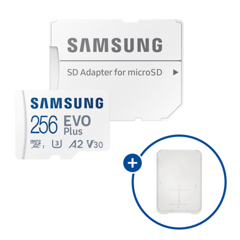 삼성전자 공식인증 정품 마이크로SD카드 EVO PLUS MB-MC256SA/KR + SD카드 케이스, 256GB, 1개