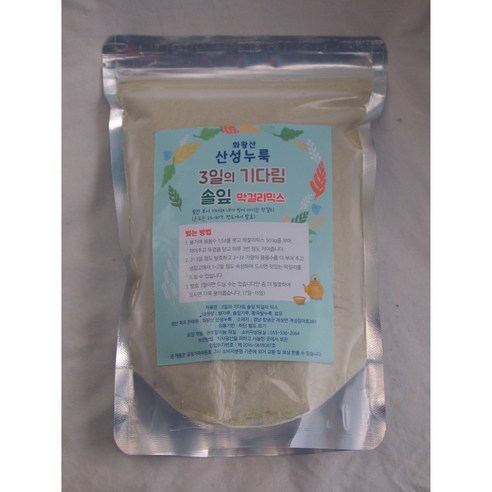 화왕산산성누룩 솔잎 하우스막걸리 키트(전통맛) 503g, 4개
