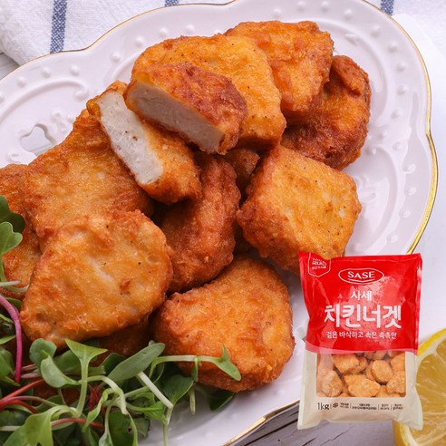 사세 치킨 너겟 어린이 간식 순살 치킨, 1kg, 10개