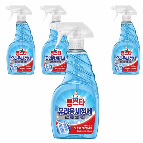 홈스타 유리용 세정제, 5개, 500ml