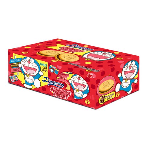 도라에몽 초콜릿향 샌드위치 비스킷 300g, 1개