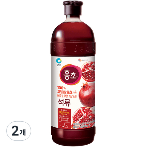 홍초 석류, 1.8L, 2개