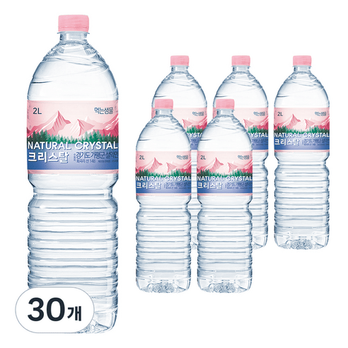 크리스탈 생수, 500ml, 80개