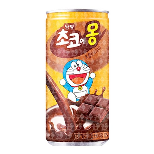 위센티브 초코에몽 캔 175ML 1개 남양초코에몽 초콜릿쥬스 초코도라에몽