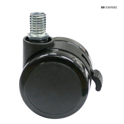 2인치 볼트 회전 가구바퀴, 볼트 회전 브레이크 A13BM12BKW 화이트(1개), 1개