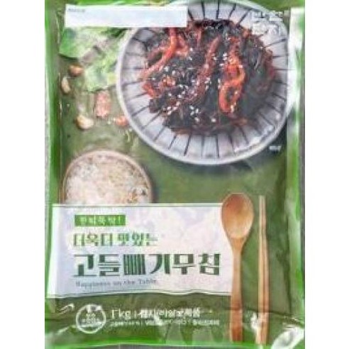 고들빼기 반찬단지 1kg 냉장, 1개