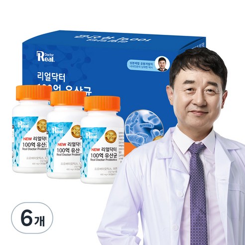 리얼닥터 100억 유산균, 30정, 12g, 3개