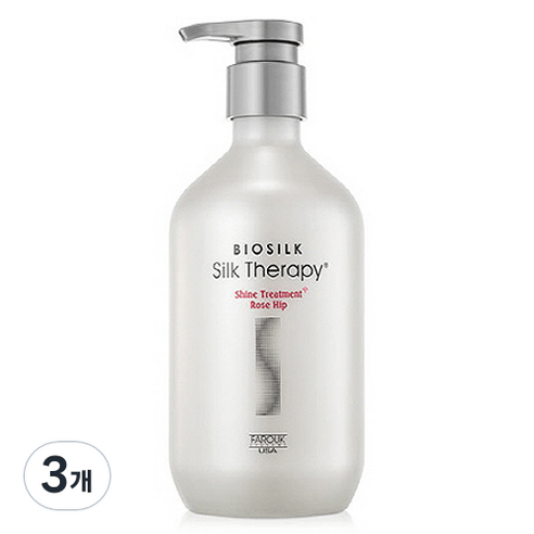 실크테라피 샤인 트리트먼트 플러스 로즈힙, 100ml, 3개