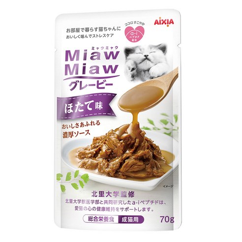 먀우먀우 그레이비정식 가리비맛 70g x 12개 (MGR-2)
