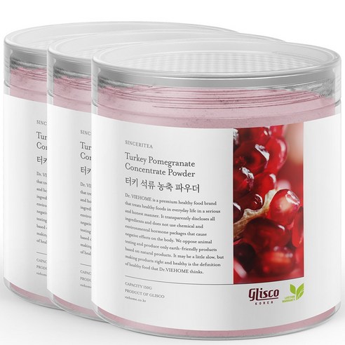 닥터비옴 터키 석류 분말 가루, 150g, 3개