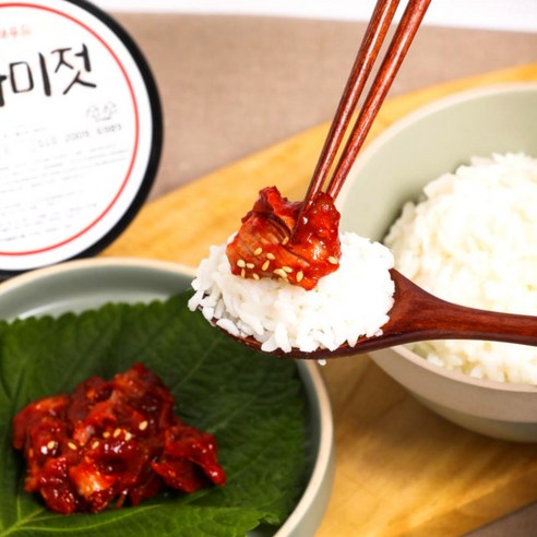 [태태푸드] 국내산 인천 곰소 대구양념 아가미젓 젓갈 젖갈, 350g, 1개