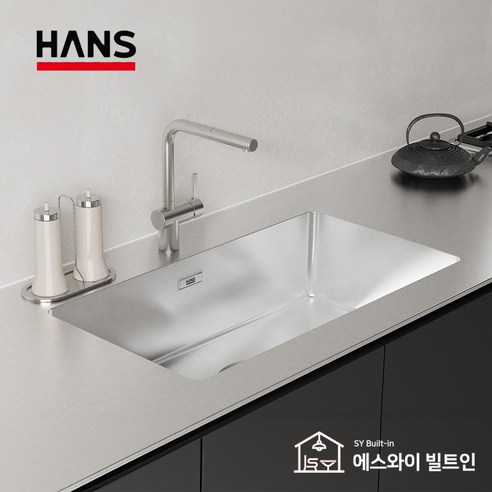 원앙 한스싱크 TQC 840 1T 프리미엄 주방 배수구 싱크대 교체 /코팅사각볼(1~3일소요), 1개