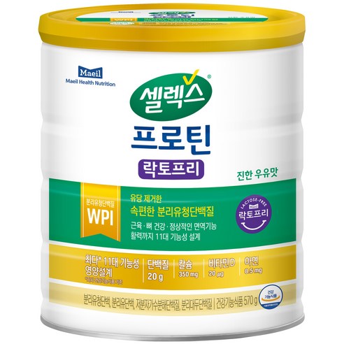 셀렉스 코어 프로틴 락토프리, 304g, 5개