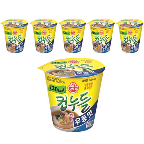 오뚜기 컵누들 우동맛 컵라면, 28개