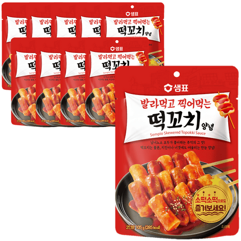 샘표 발라먹고 찍어먹는 떡꼬치 양념, 105g, 1개