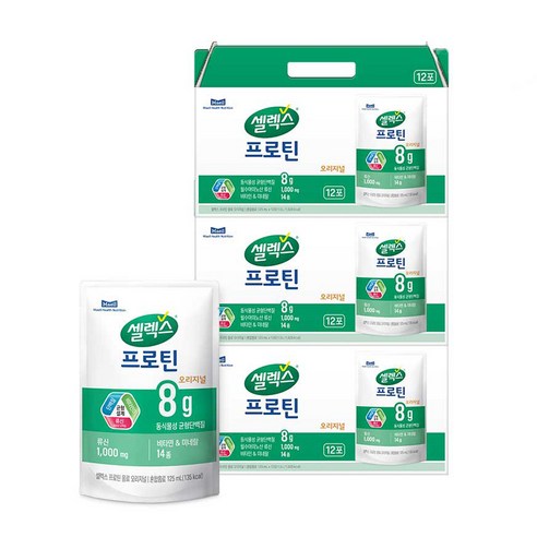셀렉스 코어 프로틴 음료 오리지널, 125ml, 40개
