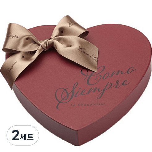 꼬모셈쁘레 그랑크뤼 하트 콜렉션 초콜릿세트, 12p, 1세트