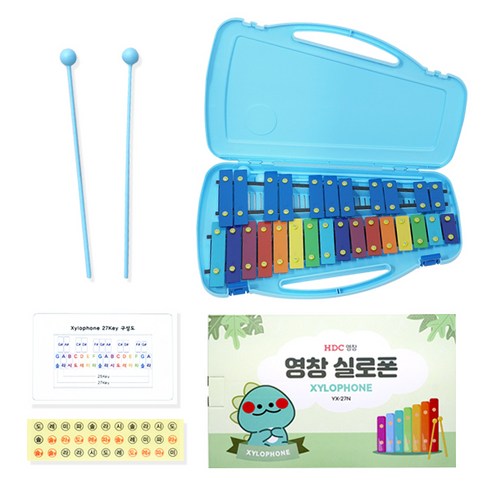HDC영창 실로폰 YX-27N, 27판, 블루, 1개