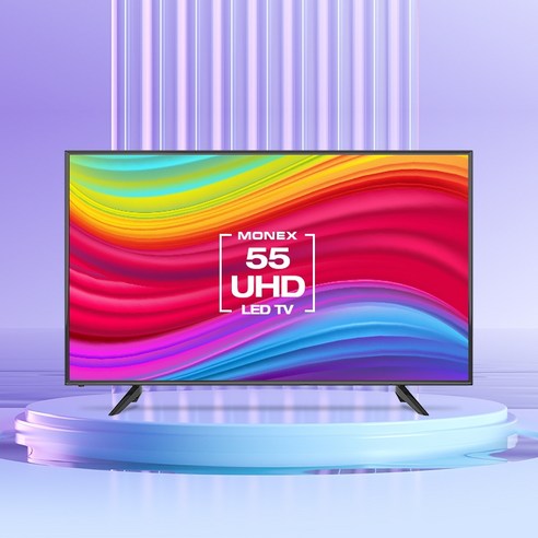 디엘티 모넥스 M553683UT 55인치 139cm 4K UHD LED 대형 거실 중소기업 TV, 1. 기사 안전 배송 [자가설치]
