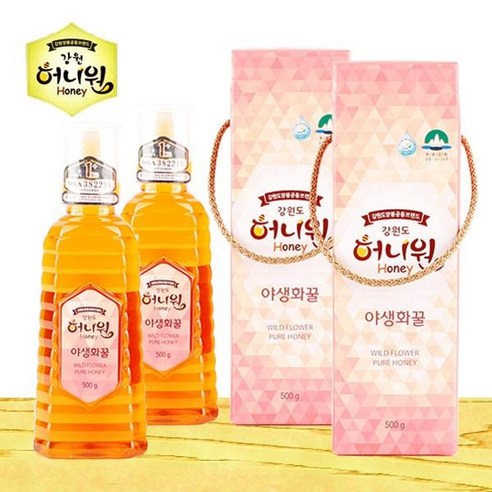 [예찬] [허니원] 야생화(잡화)벌꿀1kg(튜브), 1개, 1kg