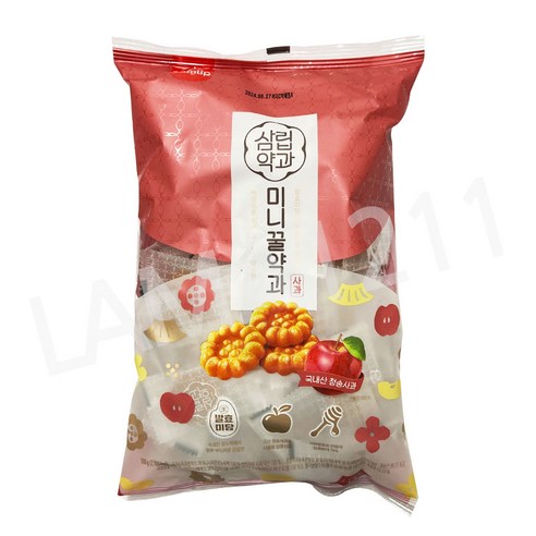 삼립 미니꿀약과 사과 70g 10개입 1개, 미니꿀약과 사과 70g (10개입) 1개