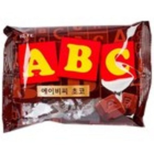 롯데제과 6000 ABC 초콜릿 초코 간식 초코바, 187g, 4개