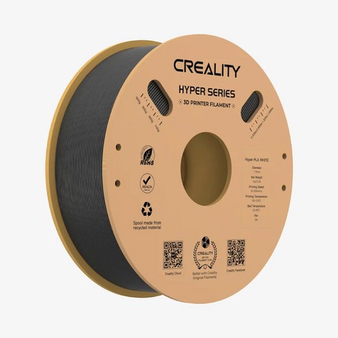 손도리 크리얼리티 Creality 고속 프린팅 Hyper PLA 3D 프린터 필라멘트 1KG, 옐로우