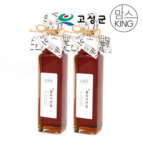 경남고성 공룡나라 고자미 멸치어간장 250mlX2개, 2개, 250ml