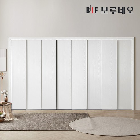 보루네오 샤크 여닫이 붙박이장 30cm, 콤비 30cm