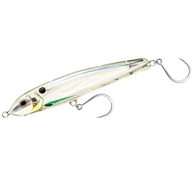 Nomad Design Riptide 125/200 Sinking Sub-Surface Walker – Holo Ghost Shad, 8 inch – 3 3/4 oz Nomad Design Riptide 125/200 Sinking Sub-Surface Walker – Holo Ghost Shad, 8 inch – 3 3/4 oz