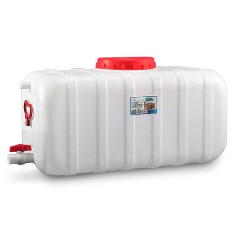 AMAZWI Outdoor Plastic Water Storage Tank Household Potable Water Storage Containers Emergency Water Barrel Container with On-Off Valve(80L) AMAZWI Outdoor Plastic Water Storage Tank Household Potable Water Storage Containers Emergency Water Barrel Container with On-Off Valve(80L)