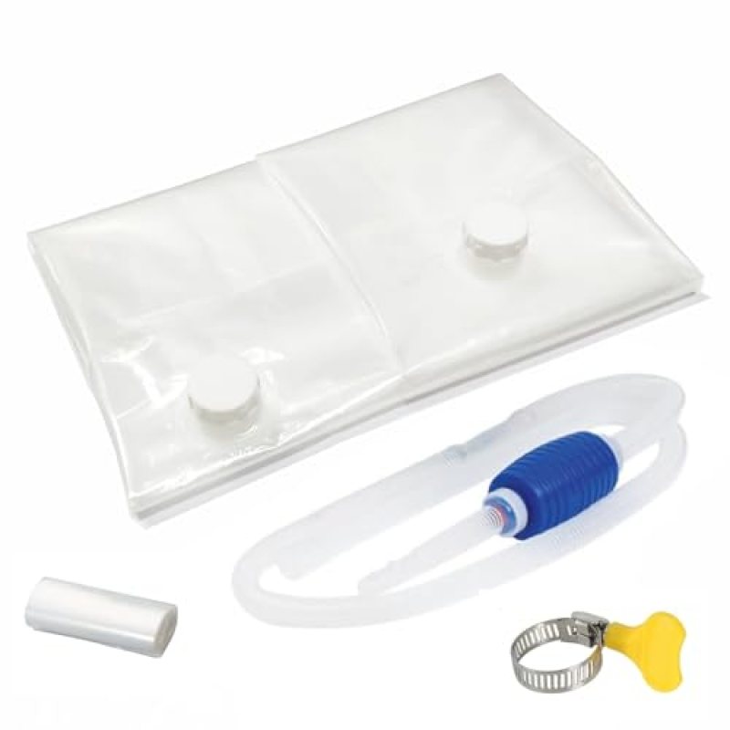 Yonawlsy 100 Gallon Water Storage Bladder Food-Grade Emergency Water Container for Bathtub Storage, Camping, Hurricane & Disaster Preparedness, Portable Home Survival Essentials Yonawlsy 100 Gallon Water Storage Bladder Food-Grade Emergency Water Container for Bathtub Storage, Camping, Hurricane & Disaster Preparedness, Portable Home Survival Essentials