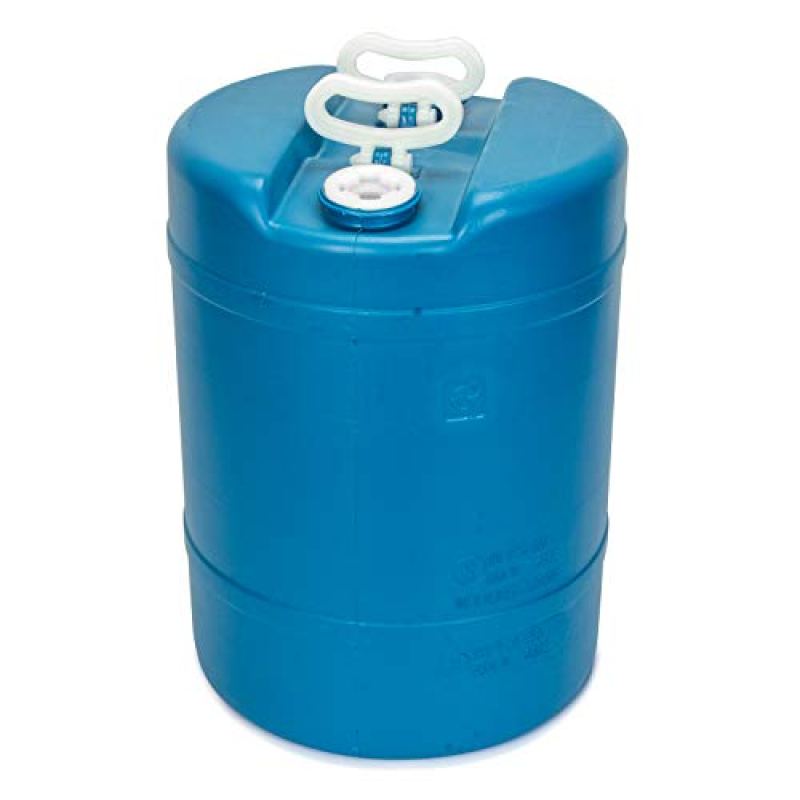 15 Gallon Emergency Water Storage Barrel – Preparedness Supply – Water Tank Drum Container – Portable, Reusable, BPA Free, Food Grade Plastic (1 Tank) 15 Gallon Emergency Water Storage Barrel – Preparedness Supply – Water Tank Drum Container – Portable, Reusable, BPA Free, Food Grade Plastic (1 Tank)