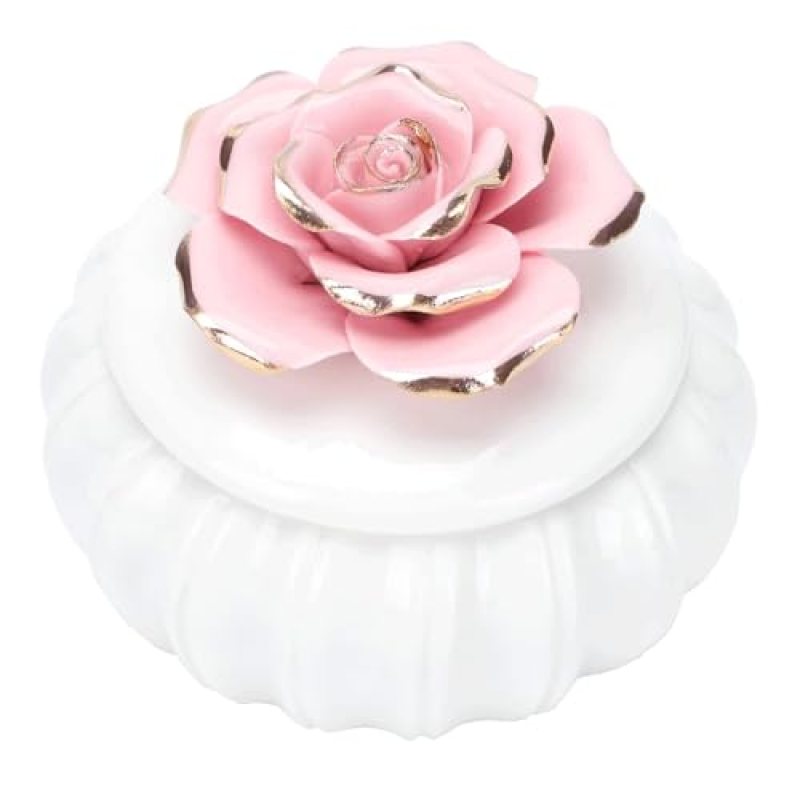 CYYHGD Ceramic Jewellery Box, Small Jewellery Box, Jewellery Storage Box, Ring, Bracelet, Unique and Exquisite Jewellery Storage Box CYYHGD Ceramic Jewellery Box, Small Jewellery Box, Jewellery Storage Box, Ring, Bracelet, Unique and Exquisite Jewellery Storage Box
