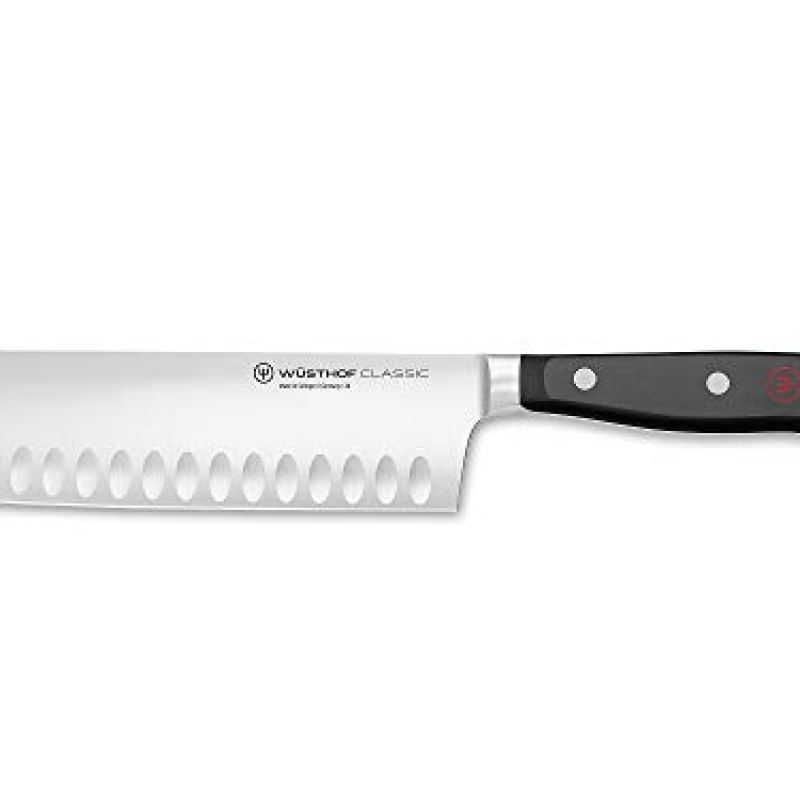 WÜSTHOF Classic 7″ Nakiri Knife, Black WÜSTHOF Classic 7″ Nakiri Knife, Black