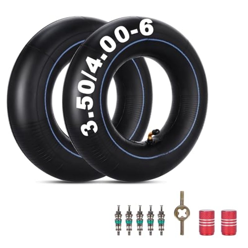 RUTU 4.00-6 Tube 4.10/3.50-6 Heavy Duty Inner Tube with TR87 Bent Valve Stem Replacement for Go Kart Wheelbarrow ATV Lawn Mower Hand Truck Snow Blowers Gorilla Cart 2 Pack RUTU 4.00-6 Tube 4.10/3.50-6 Heavy Duty Inner Tube with TR87 Bent Valve Stem Replacement for Go Kart Wheelbarrow ATV Lawn Mower Hand Truck Snow Blowers Gorilla Cart 2 Pack