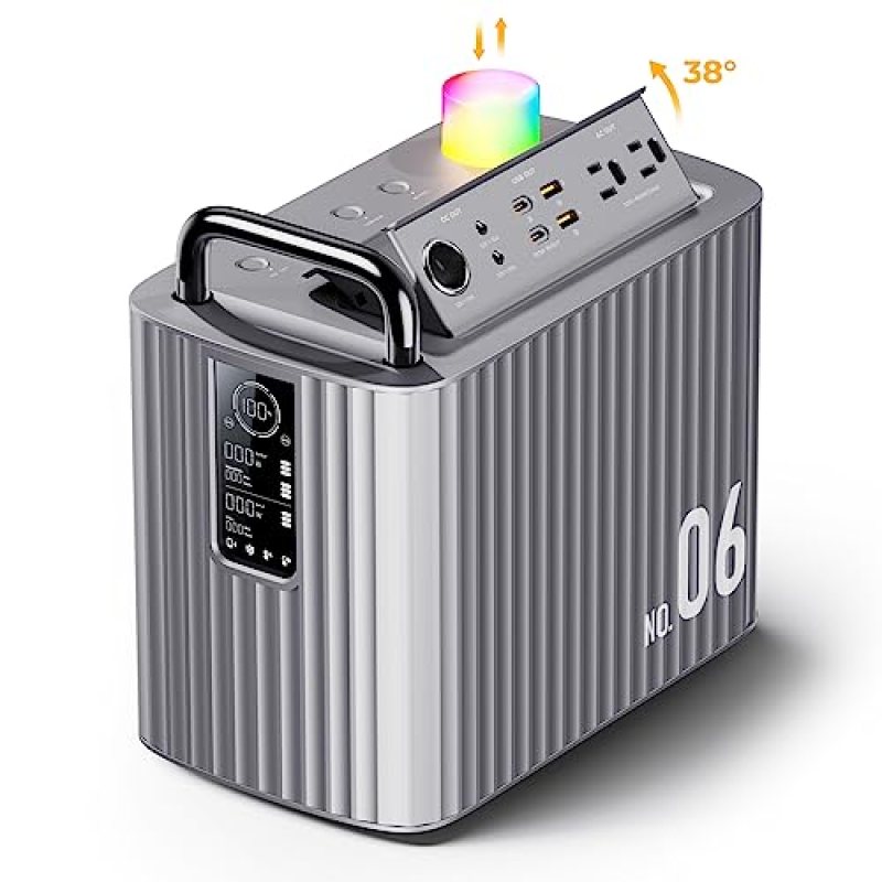 VOLTME Portable Power Station, 600W (Surge 1200W) Solar Generator, 577.2Wh Backup Lithium Battery portable generators for Home Use, Outdoors Camping, Travel, Hunting, Emergency VOLTME Portable Power Station, 600W (Surge 1200W) Solar Generator, 577.2Wh Backup Lithium Battery portable generators for Home Use, Outdoors Camping, Travel, Hunting, Emergency