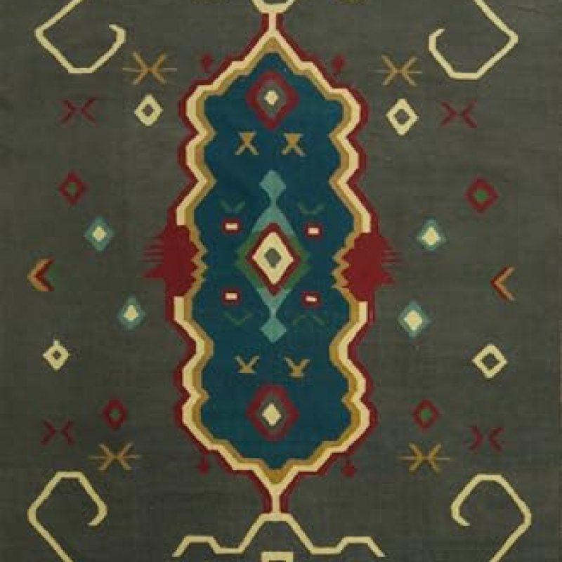 Southwestern Collection 10×13 Kilim Tribal Rug, Hand Woven Greys & Charcoal 100% Wool Carpet for Home Décor, Bedroom, Living Room, Dining Room Southwestern Collection 10×13 Kilim Tribal Rug, Hand Woven Greys & Charcoal 100% Wool Carpet for Home Décor, Bedroom, Living Room, Dining Room