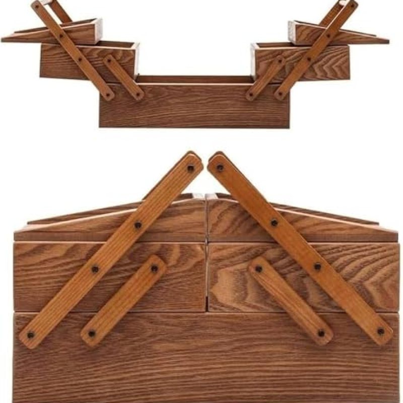 Multifunctional Wooden Jewelry Case with Handle – Massive Storage & Display Multifunctional Wooden Jewelry Case with Handle – Massive Storage & Display