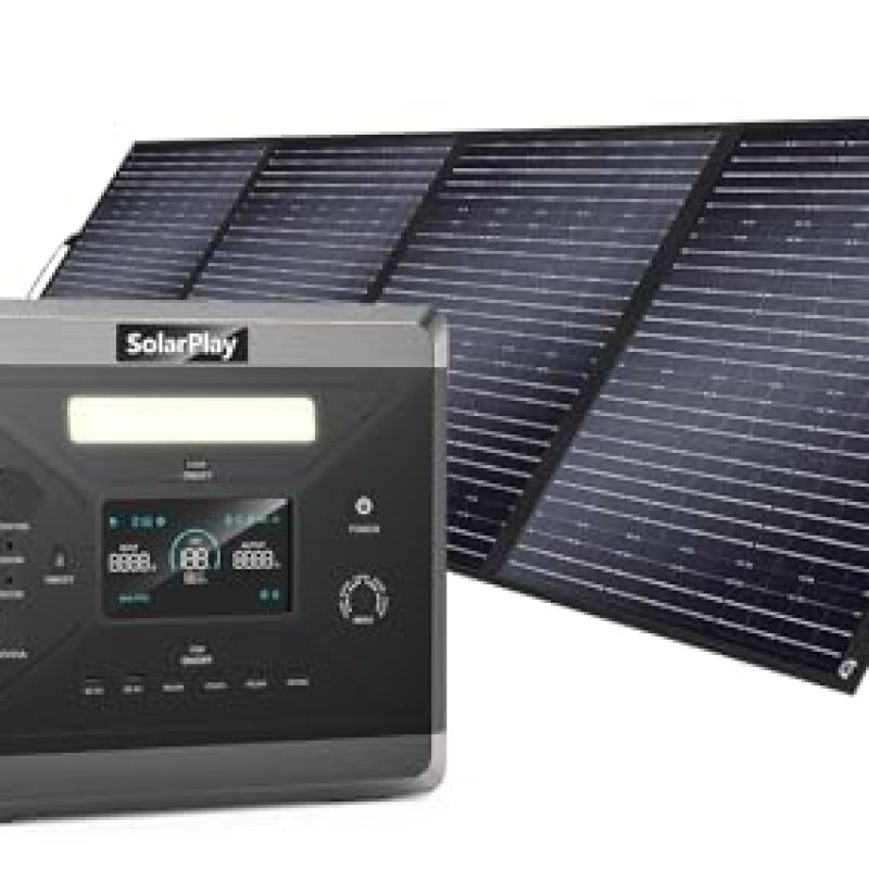 SolarPlay 2400W Portable Power Station, 2160Wh Large Capacity Solar Generator with 200W Solar Panel, BMS Emergency Power Station for Home Backup, Camping, Outdoor Battery Backup SolarPlay 2400W Portable Power Station, 2160Wh Large Capacity Solar Generator with 200W Solar Panel, BMS Emergency Power Station for Home Backup, Camping, Outdoor Battery Backup