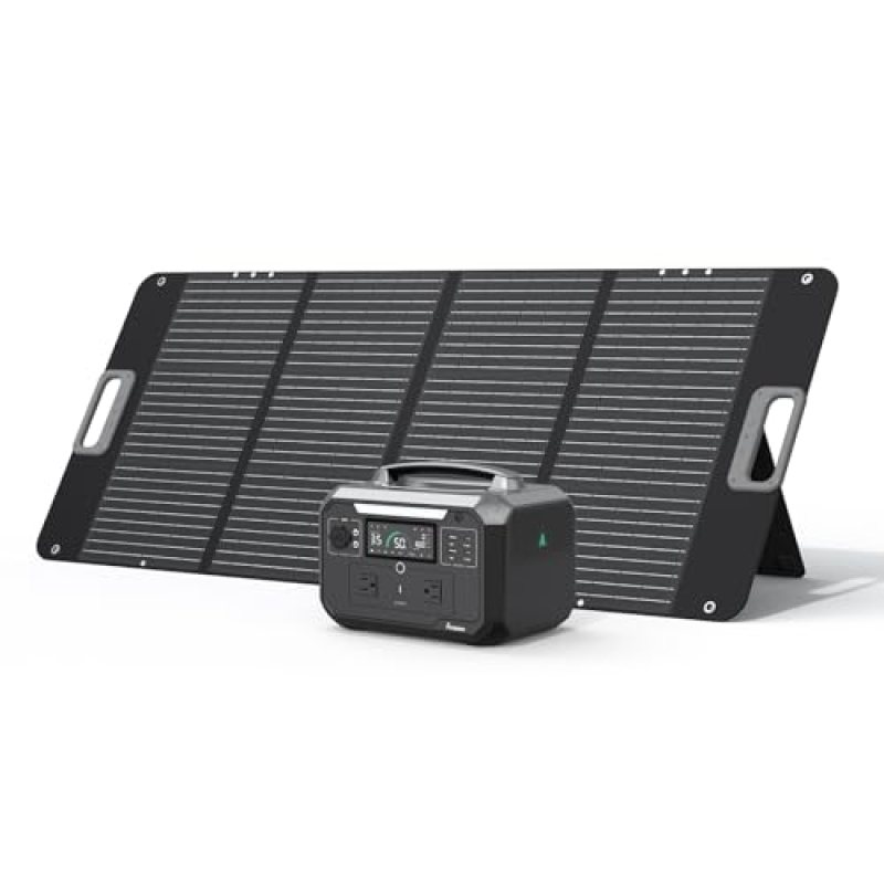 Ampace Andes 600 Pro Solar Generator 584Wh SiCPrime Portable Power Station& 100W Solar Panel for Home Backup Power, Camping & RVs 80% Charged in 60m with Low Noise< 30dB& Up to 1800W Output Ampace Andes 600 Pro Solar Generator 584Wh SiCPrime Portable Power Station& 100W Solar Panel for Home Backup Power, Camping & RVs 80% Charged in 60m with Low Noise< 30dB& Up to 1800W Output