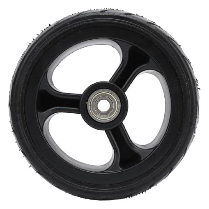 5 Inch Solid Rubber Tire Wheels, Premium Rubber Wheel with Bearing Replacement Wheel, Compatible with Hand Truck, Wheelbarrow, Dolly, Gorilla Carts 5 Inch Solid Rubber Tire Wheels, Premium Rubber Wheel with Bearing Replacement Wheel, Compatible with Hand Truck, Wheelbarrow, Dolly, Gorilla Carts