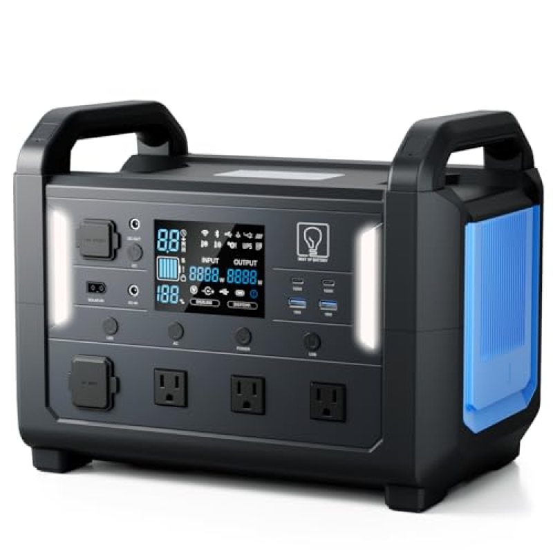 TB1200 Portable Power Station, 1152Wh LiFePO4 Solar Generator, 3*1200W(Peak 2400W)AC outlets, fully recharged in 2 hrs, Backup Battery for Camping, Off-grid, Home Blackout (Solar Panel NOT Included) TB1200 Portable Power Station, 1152Wh LiFePO4 Solar Generator, 3*1200W(Peak 2400W)AC outlets, fully recharged in 2 hrs, Backup Battery for Camping, Off-grid, Home Blackout (Solar Panel NOT Included)