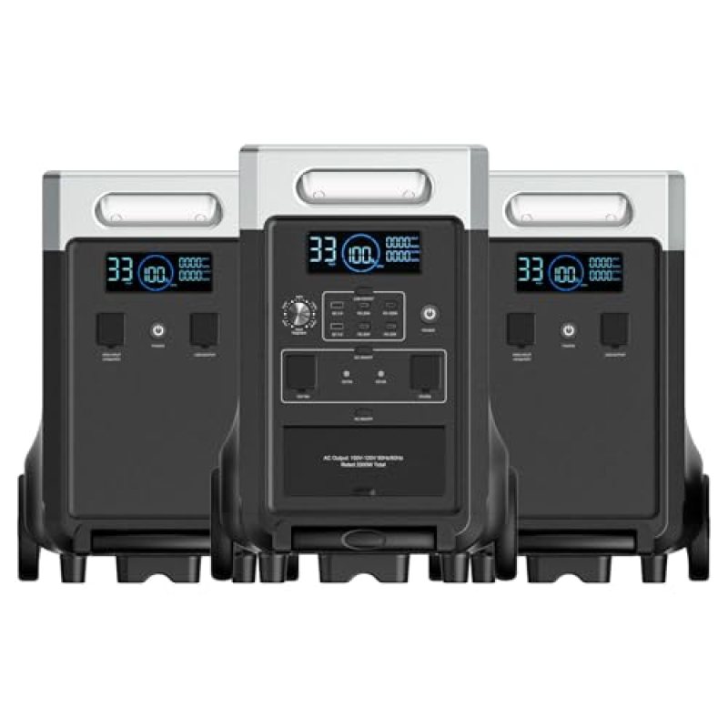 AFERIY 11520Wh Portable Power Station,P310 with 2 Extra Battery,120V 3600W Expandable Capacity LiFePO4 Battery Backup,Solar Generator for Home Use,Outdoor Camping,Power Outage,Camping,RV,Emergencies AFERIY 11520Wh Portable Power Station,P310 with 2 Extra Battery,120V 3600W Expandable Capacity LiFePO4 Battery Backup,Solar Generator for Home Use,Outdoor Camping,Power Outage,Camping,RV,Emergencies