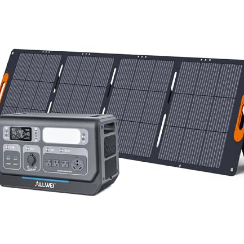 ALLWEI LiFePO4 Portable Power Station 2400W(Surge 4800W) with 1x 200W Solar Panel Included, Fast Charge in 1.5H, 4 AC Outlet, 2048Wh Solar Generator for RV Camping Emergency Outdoor Home Use ALLWEI LiFePO4 Portable Power Station 2400W(Surge 4800W) with 1x 200W Solar Panel Included, Fast Charge in 1.5H, 4 AC Outlet, 2048Wh Solar Generator for RV Camping Emergency Outdoor Home Use