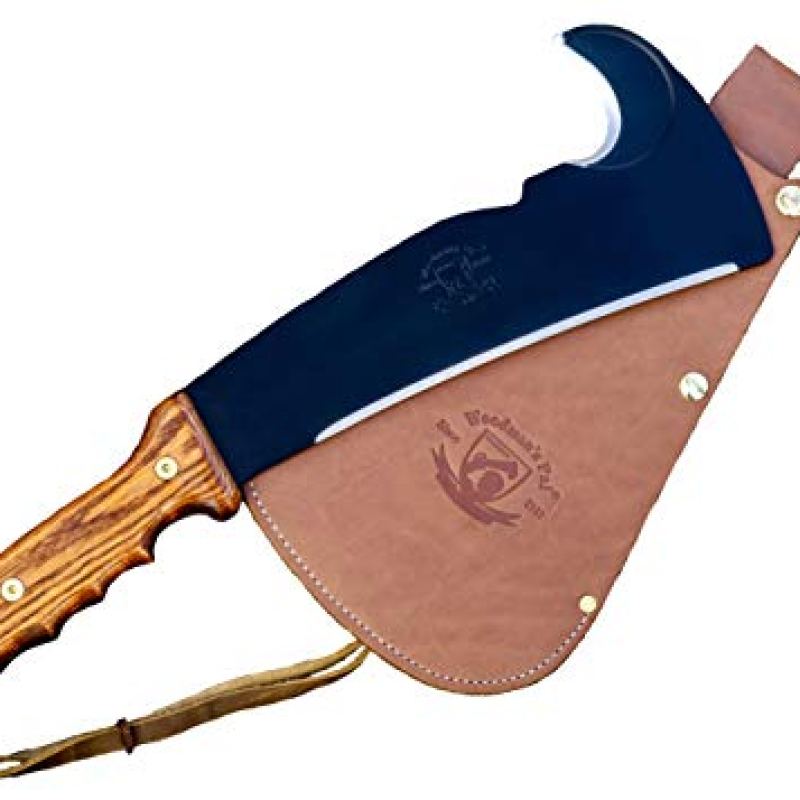 Woodmans Pal – Multi-Use Axe Machete with Sheath – Survival Machete Ideal for Camping, Fishing, Hunting, Bushcraft – Perfect Brush Axe for Surveying… (Wood Handle) Woodmans Pal – Multi-Use Axe Machete with Sheath – Survival Machete Ideal for Camping, Fishing, Hunting, Bushcraft – Perfect Brush Axe for Surveying… (Wood Handle)